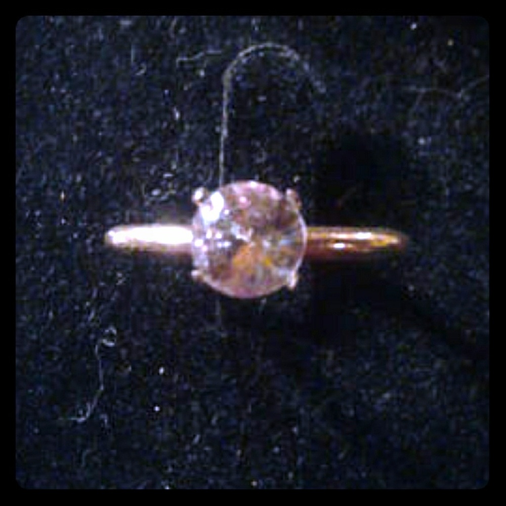 Natural Turkish Diaspore 10K Gold Engagement Ring